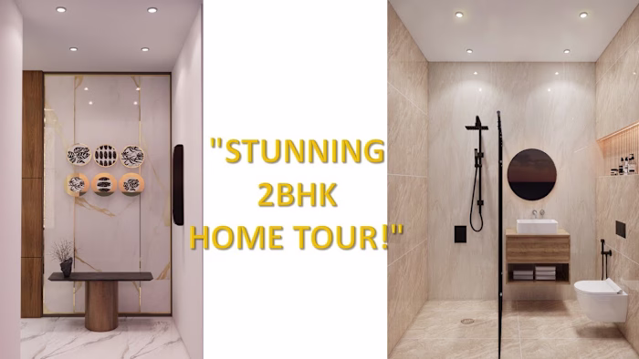 "2BHK Home Walkthrough | Modern Interior Design | STUDIO NRA,CH…