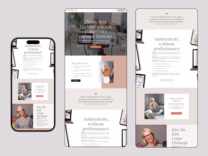 Kajabi Landing Page & Brand