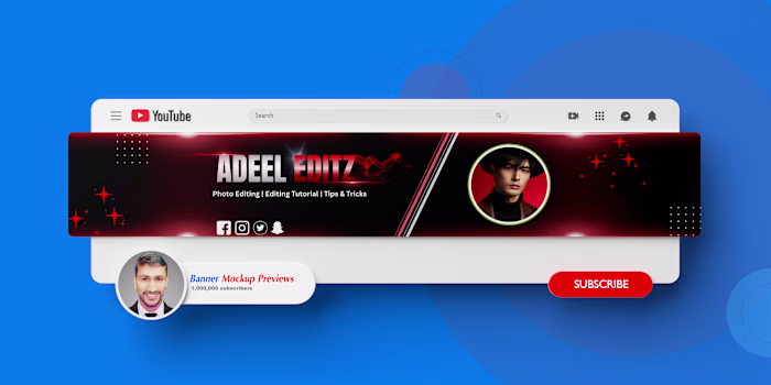 I designed a collection of professional YouTube channel bann...