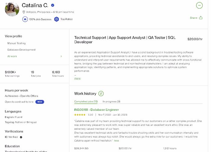 Technical Application Support 