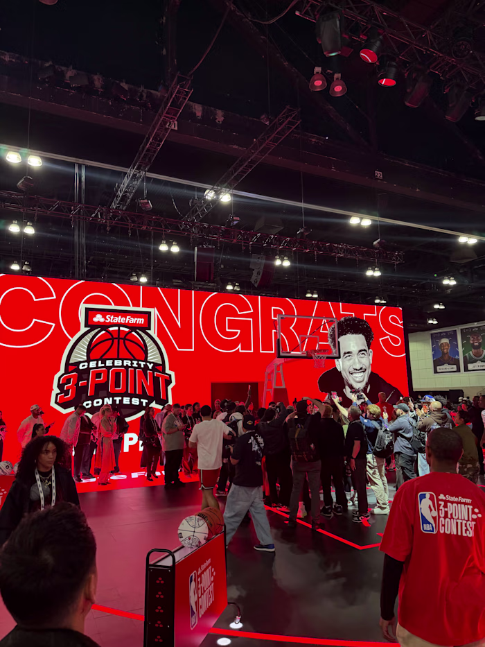 NBA Allstar Celebrity Game Interactive Court Animation 