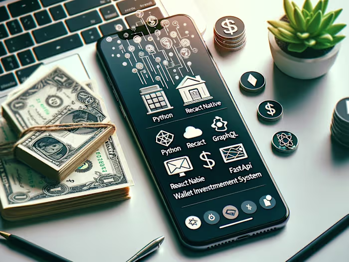 Wallet Investment Management System with Python, React Native