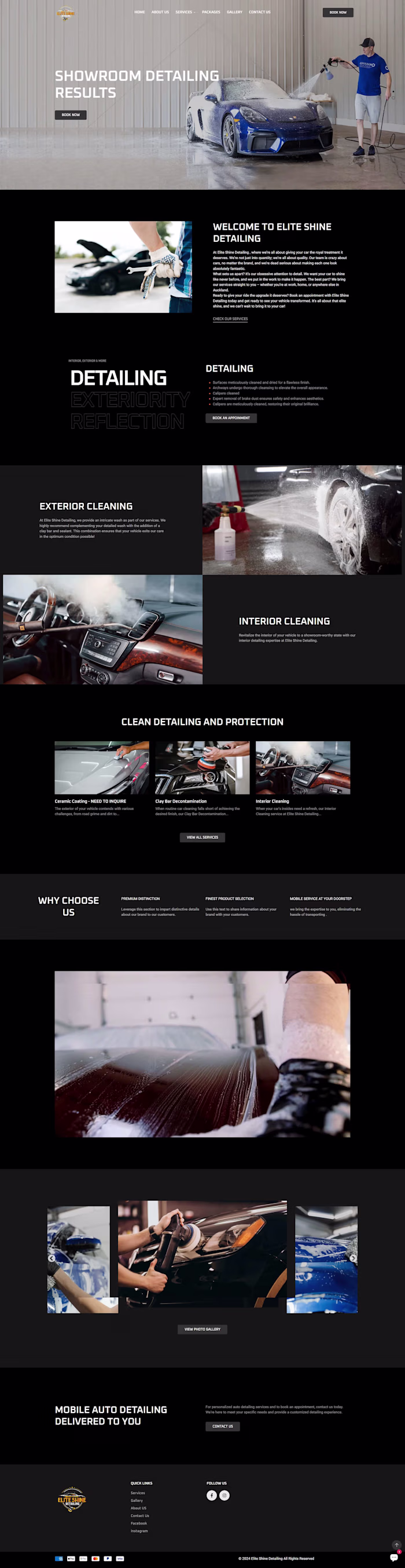 Wix E-Commerce Website Development