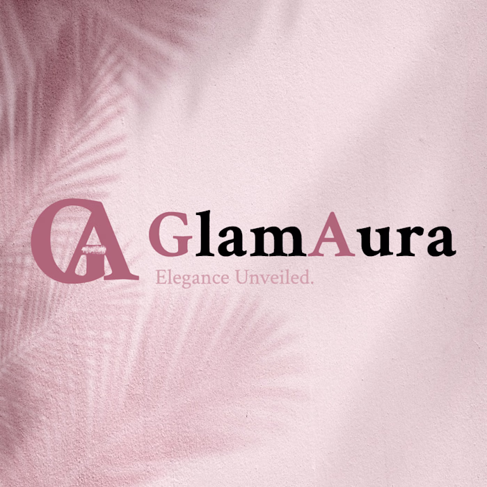 GlamAur Elegance: A Logo of Timeless Beauty.