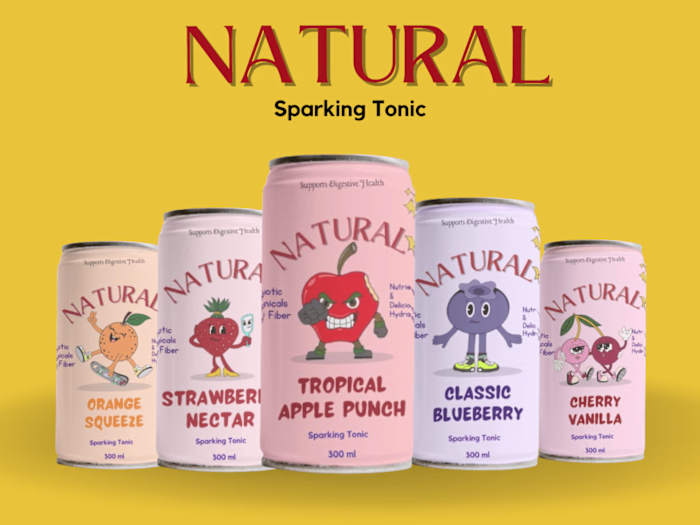 Packaging Design for Sparkling Tonic