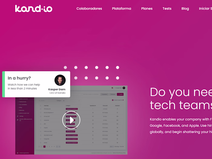 Kandio Latam Recruitment Platform Development