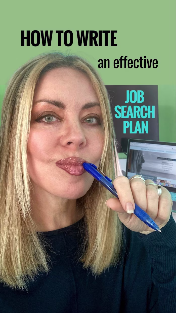 How To Write A Job Search Plan