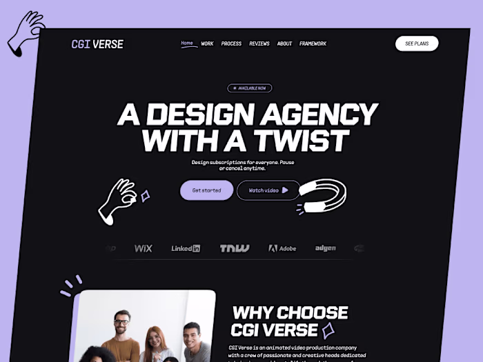 Landing Page Design and Development