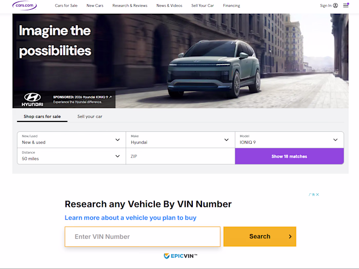 Online B2B2C Retail App for Cars