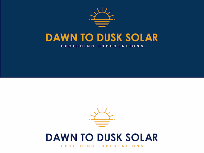 Dawn to Dusk Solar | Brand identity design
