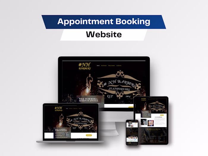 Appointment Booking Website Development for NHBarber Barber Shop
