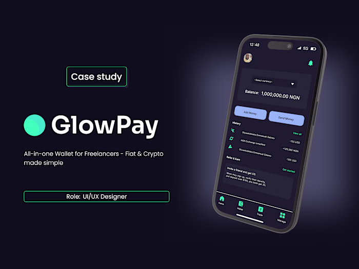 GlowPay - Global Crypto + Fiat Payment App