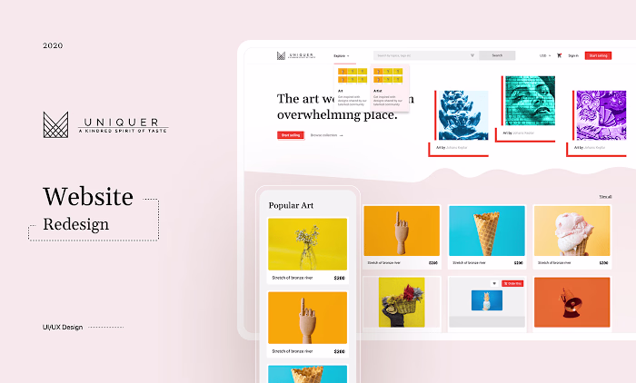 Uniquer Website Redesign :: Behance