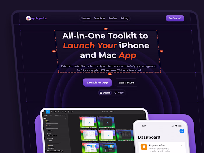 AppLayouts - Framer Website