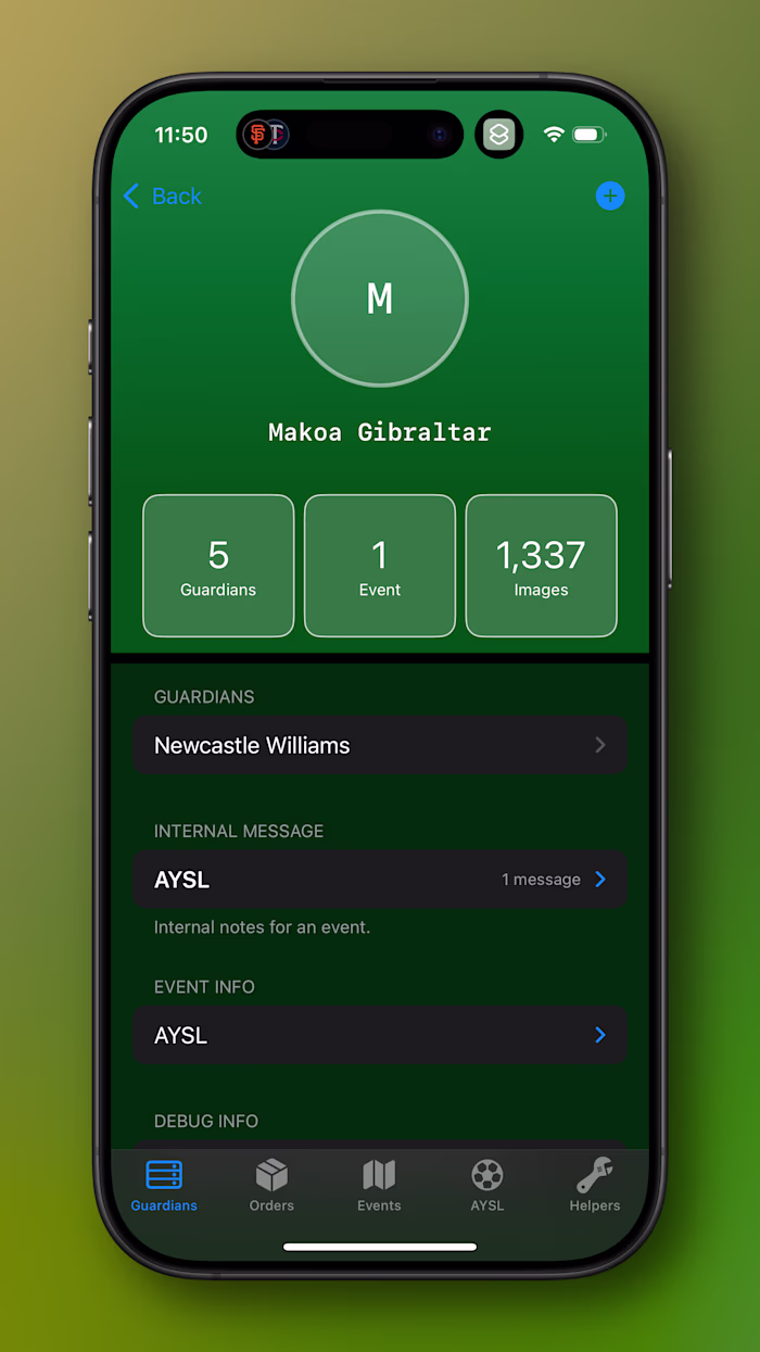 In-House Apple-App for Mike Bennett Photography