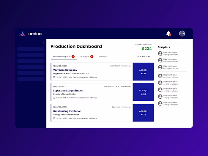 Video Production Dashboard :: UI/UX Case Study