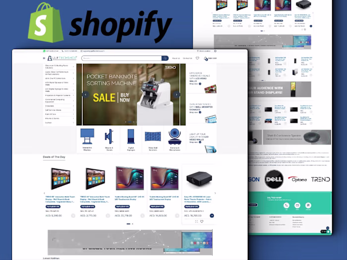 GulfTechShop Shopify Store Development
