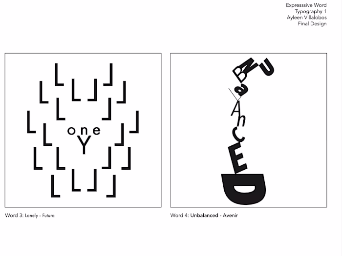 Expressive Typography – Word Exploration