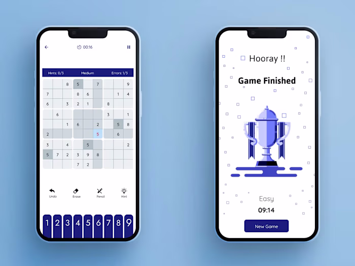 Sudoku Saga | High performant sudoku app built with React Native