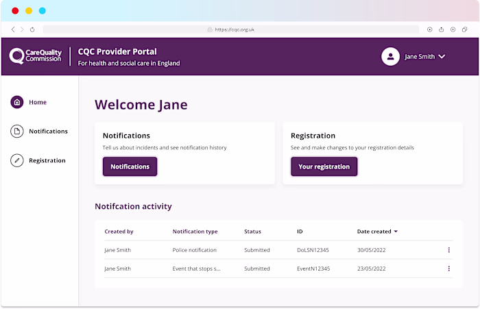 Care Provider Portal