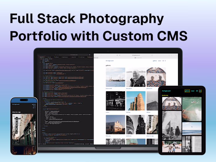 This Fragile World Photography Portfolio