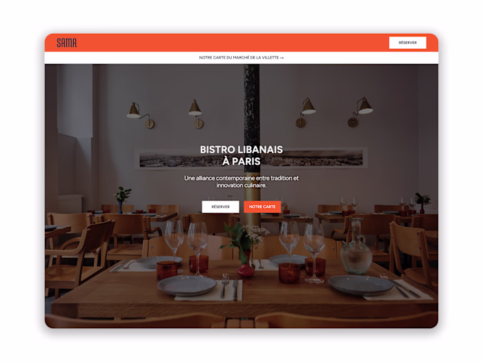 SAMA Bistro in Paris