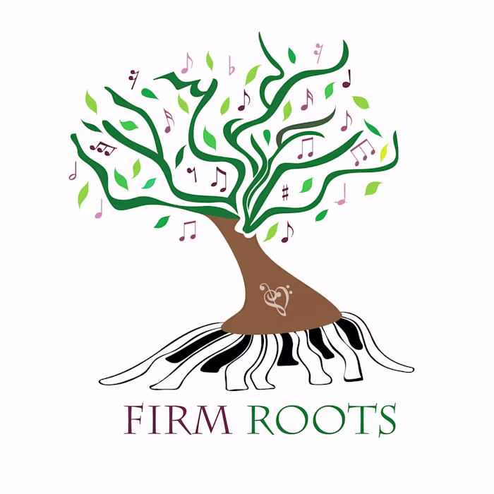 Nature and Music Logo Design