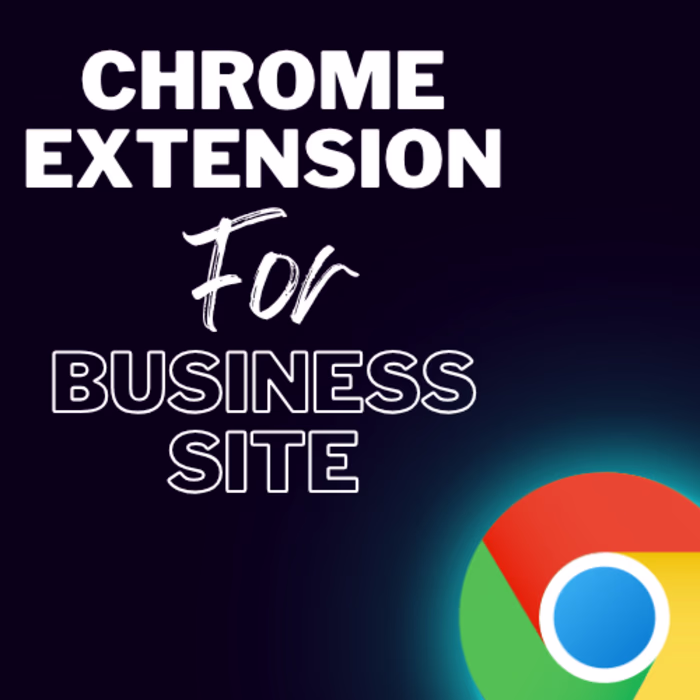 Chrome Extension for Business Website