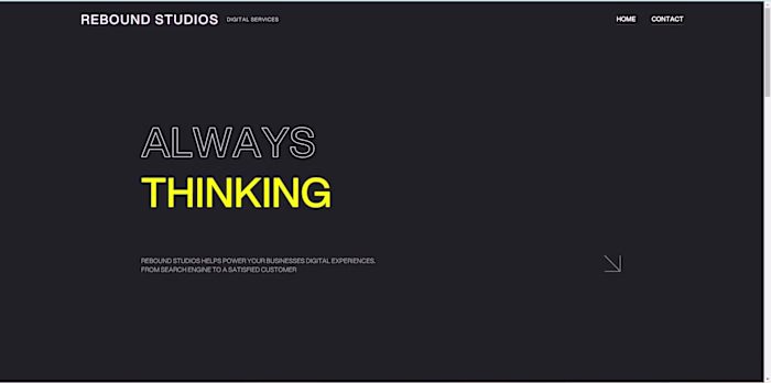 Agency Website - Rebound Studios