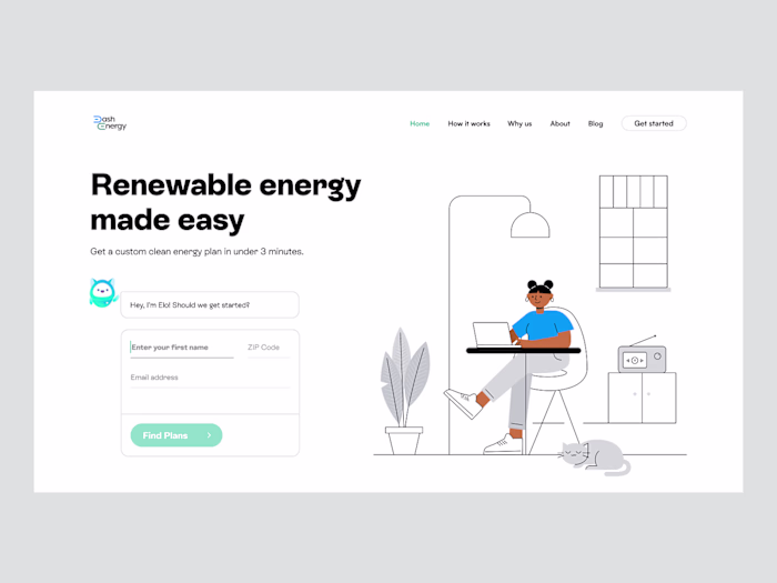 Marketing Website Design for Dash Energy