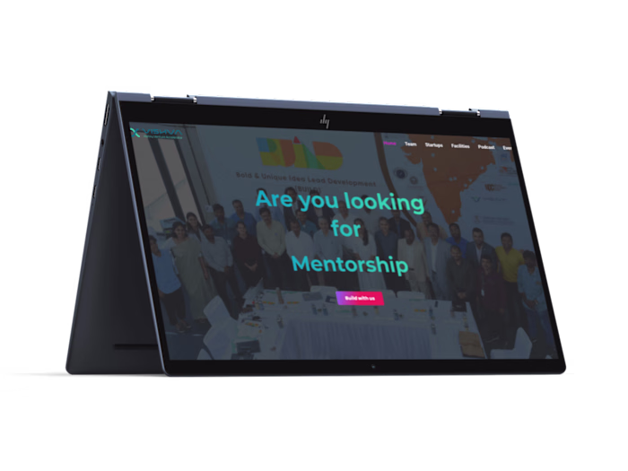 Vishva.co - Portfolio Website for a Tech business incubator