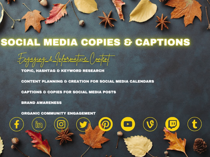 Social Media Content Writing