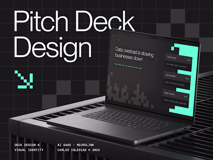 Visual Identity & Pitch Deck – AI SaaS | NeuroLink™
