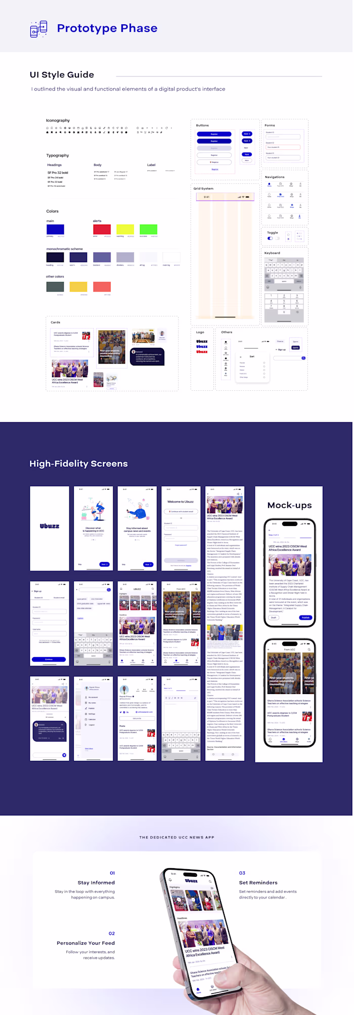 Ux case study - campus news app :: Behance