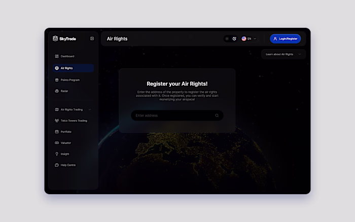 I redesigned the SkyTrade Air Rights screen. What do you thi...