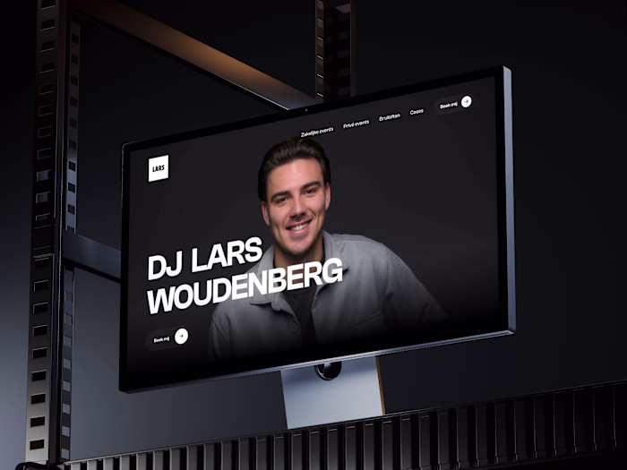 Custom Framer website for DJ Lars Woudenberg