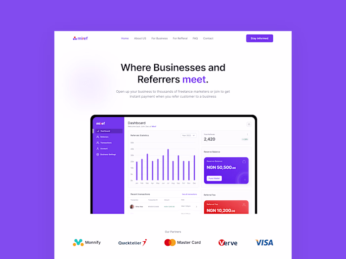 Landing Page UI Design and Frontend Development for a Startup - 