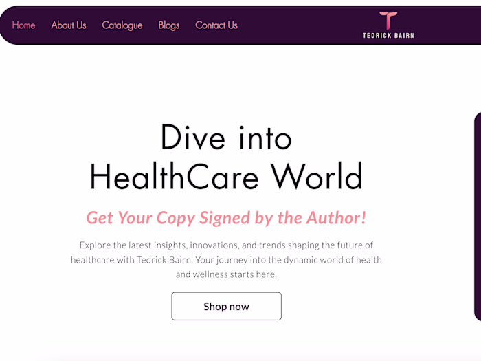 Future of Healthcare Technology & Innovation - Tedrick Bairn