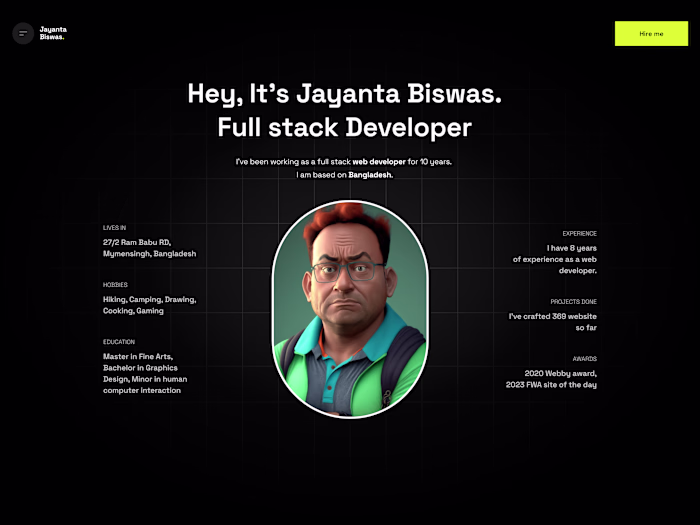 Portfolio Website Design :: Behance