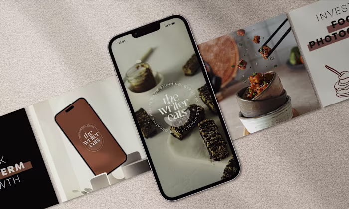 Brand Identity Design - The Writer Eats