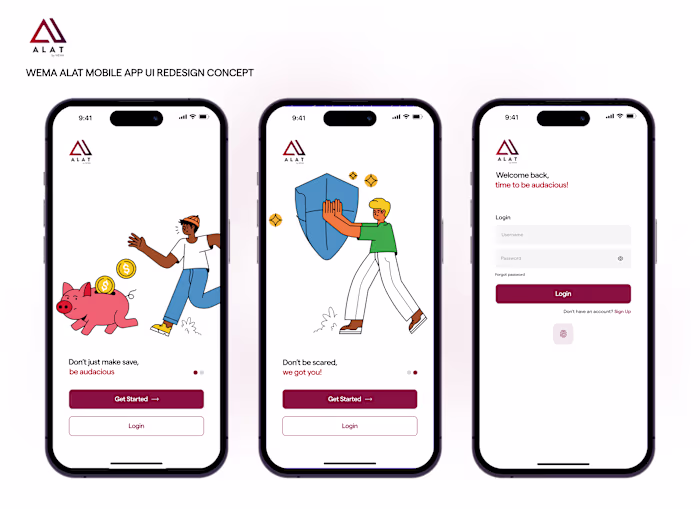 Mobile Banking App Redesign on Behance