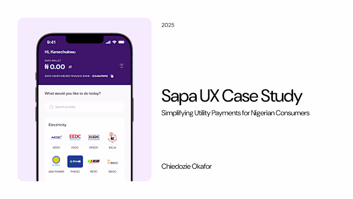 Simplifying Utility Payments for Nigerian Consumers