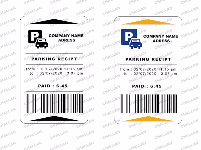 Parking Receipt