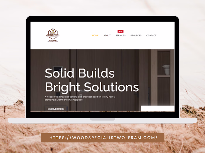 Wood Specialist Wolfram | WordPress Website Design & Development