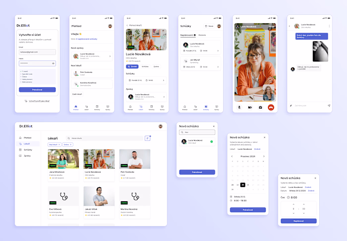 Dr Elliot - Health web app redesign