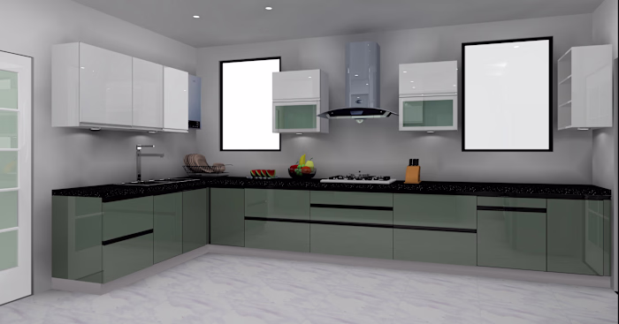Efficient 3D Kitchen Design for Compact Spaces