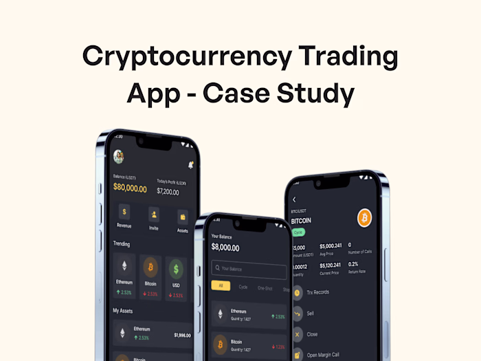 Cryptocurrency Trading App Design