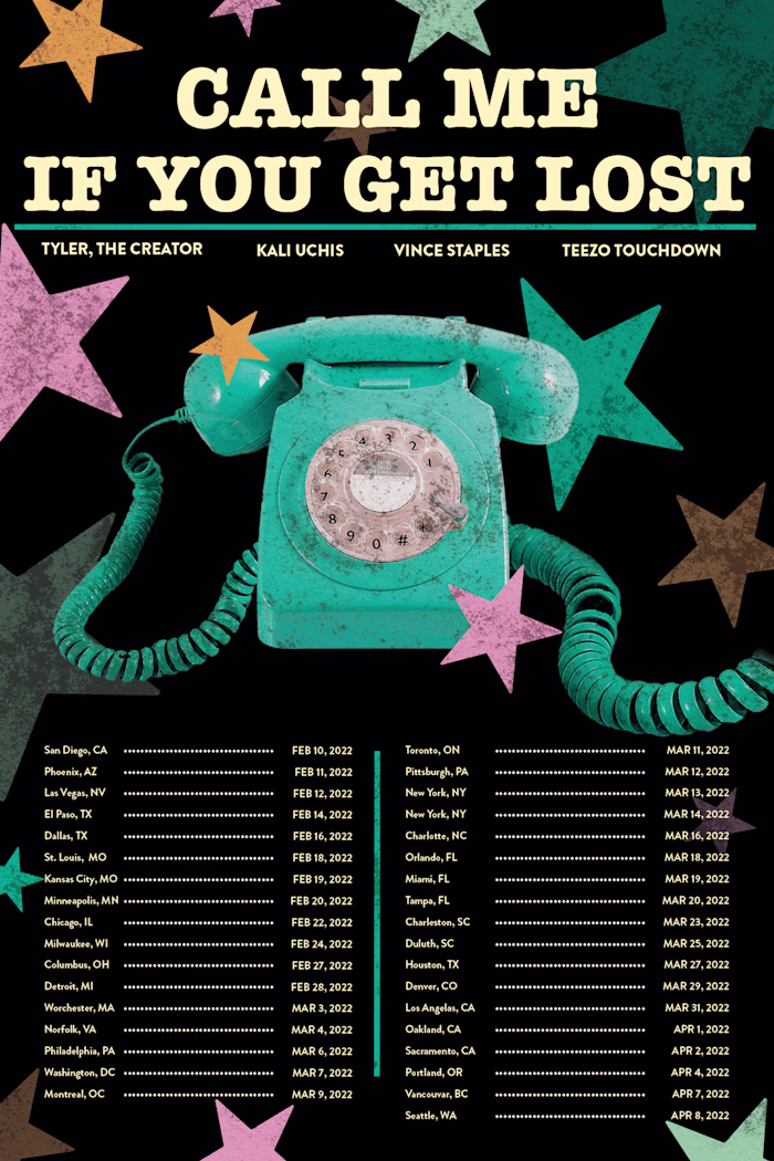 Tyler, The Creator Concert Merch