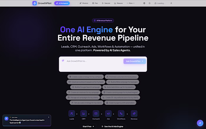 AI Revenue Engine for End-to-End
