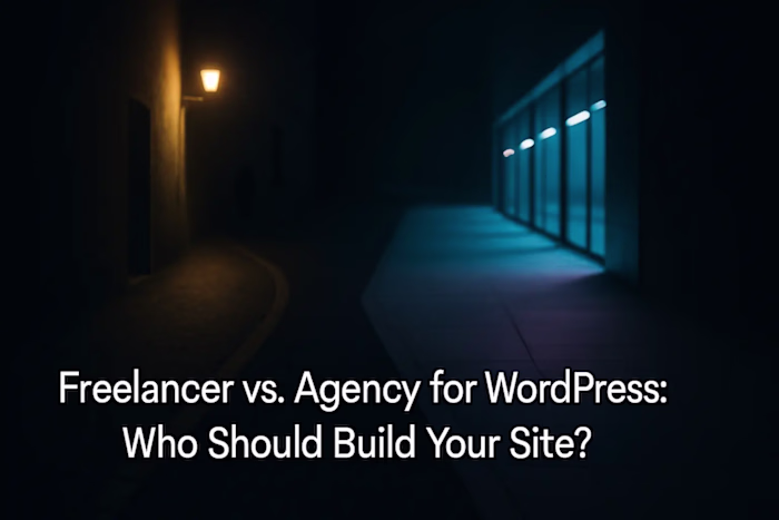 Freelancer vs. Agency for WordPress: Who Should Build Your Site?